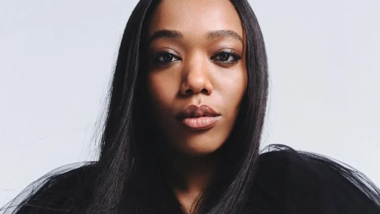 Naomi Ackie Slays in a Scorching Black Schiaparelli Look That Shows Off Every Curve