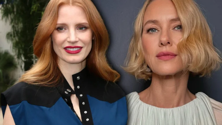 Naomi Watts, 57, and Jessica Chastain, 48,  Set Paris Fashion Week Ablaze in Daring Glam Looks