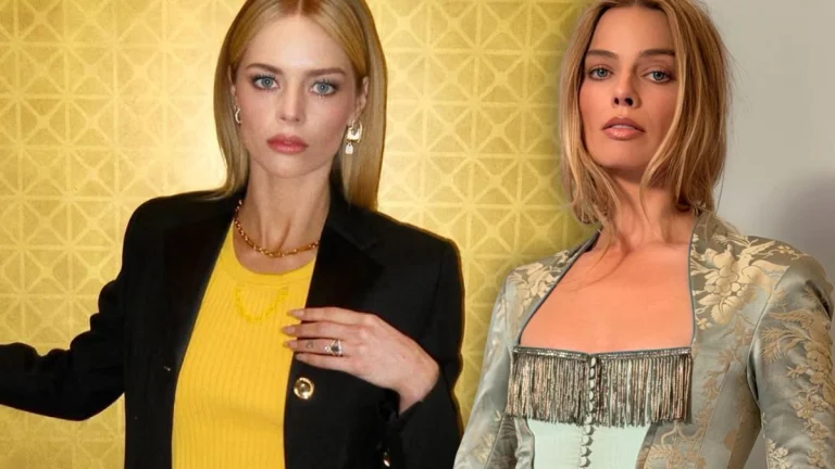 Margot Robbie Stuns With Pregnant Doppelganger Samara Weaving and the Similarity Is Unreal