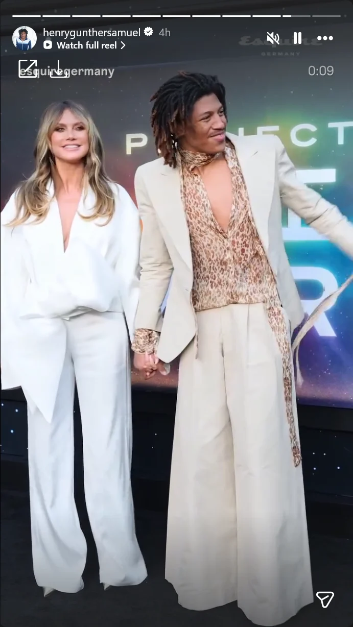 Heidi Klum, 52, Slays the Red Carpet with Son Henry Samuel at NY ...