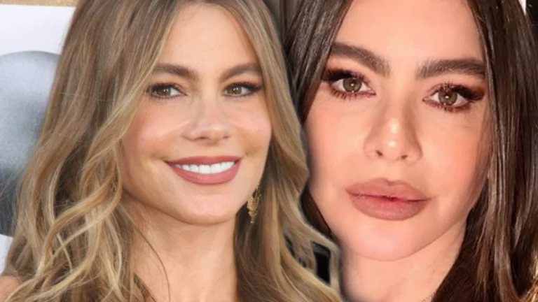 Sofia Vergara, 53, Shows Off Cleavage in Lace Corset and Leather in Paris