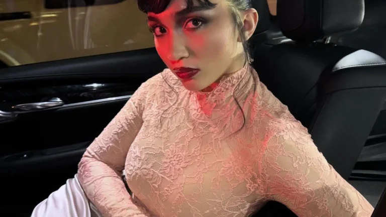 Rowan Blanchard Dazzles in Plunging Sequin Gown, Showing Off Jaw-Dropping Curves at Hulu’s “The Testaments” Premiere