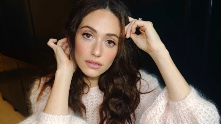 ‘Shameless’ Star Emmy Rossum Brings Edgy All-Black Glamour to Edward Enninful’s Paris Fashion Week Party