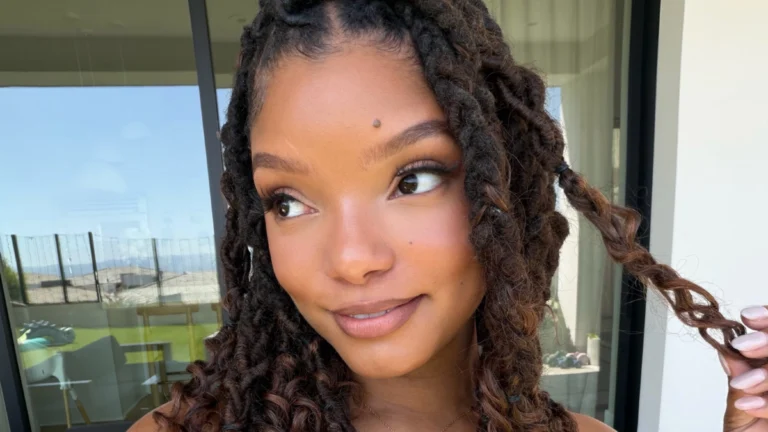 Halle Bailey Stuns in Draped Black Gown at ‘The Debut’ Premiere During the New York Film Festival