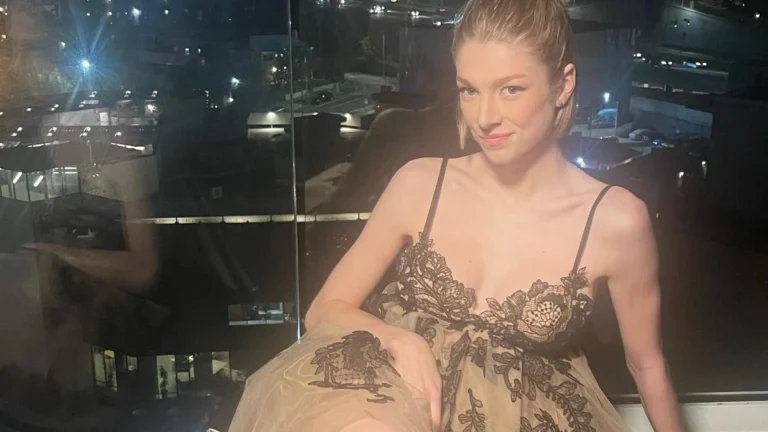 Hunter Schafer Bathes in Electric Blue Light in Moody New Photo as ‘Blade Runner 2099’ Buzz Grows