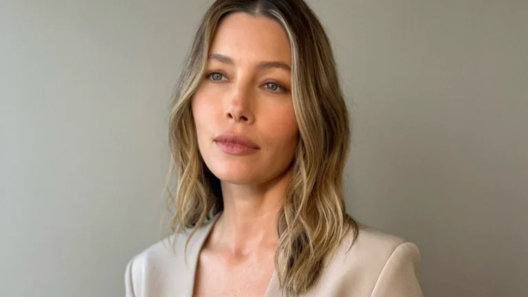 Jessica Biel (44) Turns Heads in a Sculptural Nensi Dojaka Gown at the ‘Matchbox’ London Screening
