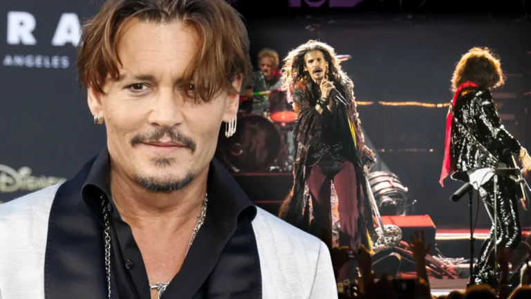 Johnny Depp Crashes Aerosmith’s Hollywood Bowl Comeback for a Surprise Guitar Jam With Joe Perry