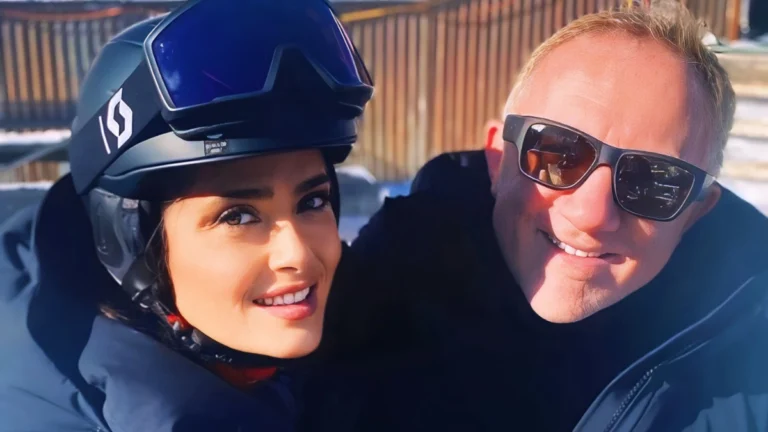 ‘Grown Ups’ Star Salma Hayek (60) and François-Henri Pinault’s (64) Roland Garros Look Proves They’re Fashion’s Ultimate Power Couple